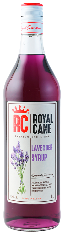 Сиропы для кофе и коктейлей Royal Cane Лаванда 1 л