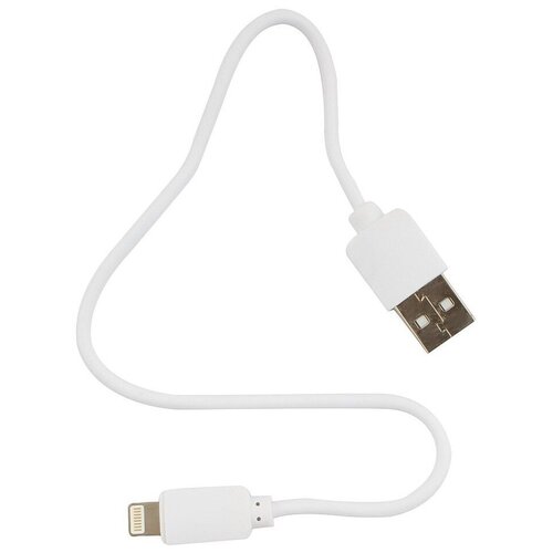 Кабель USB Гарнизон GCC-USB2-AP2-0.3M-W AM/Lightning, для iPhone5/6/7/8/X, IPod, IPad, 0.3 м, белый