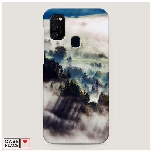 фото Чехол пластиковый samsung galaxy m21 лес 16 case place