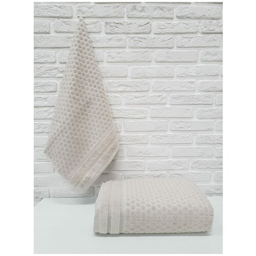 фото Ambiance полотенце leda цвет: серый br20311 (50х90 см)