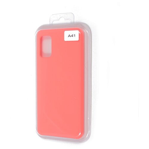 фото Чехол- накладка для samsung a415f a41 silicone case nl ярко- розовый (12)