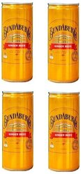 Лимонад ферментированный Bundaberg Австралия, Имбирный, 200 мл, ж. б 4 шт