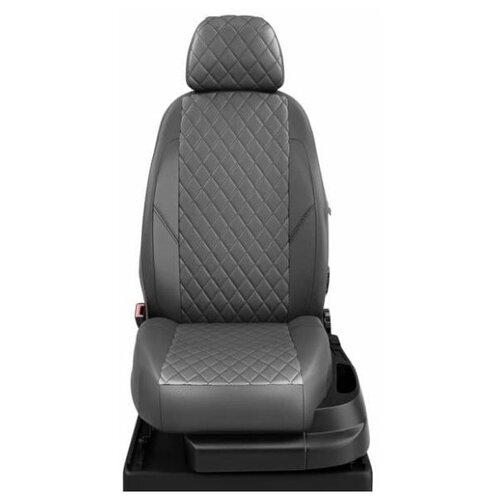 фото Чехлы nissan almera 2 2000-2018 экокожа серый автолидер ni19-0401-ec20-r-gra avtolider1