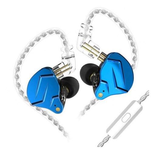 Knowledge Zenith ZSN Pro X mic, blue kz zsx terminator 5ba 1dd 12 unit hybrid in ear earphones hifi metal headset music sport kz zs10 pro as12 as16 zsn pro c12 dm7