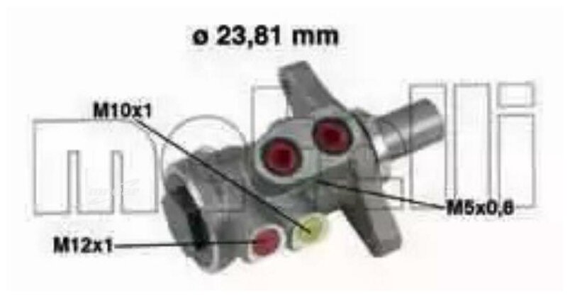 METELLI 05-0448 Главный тормозной цилиндр 1шт