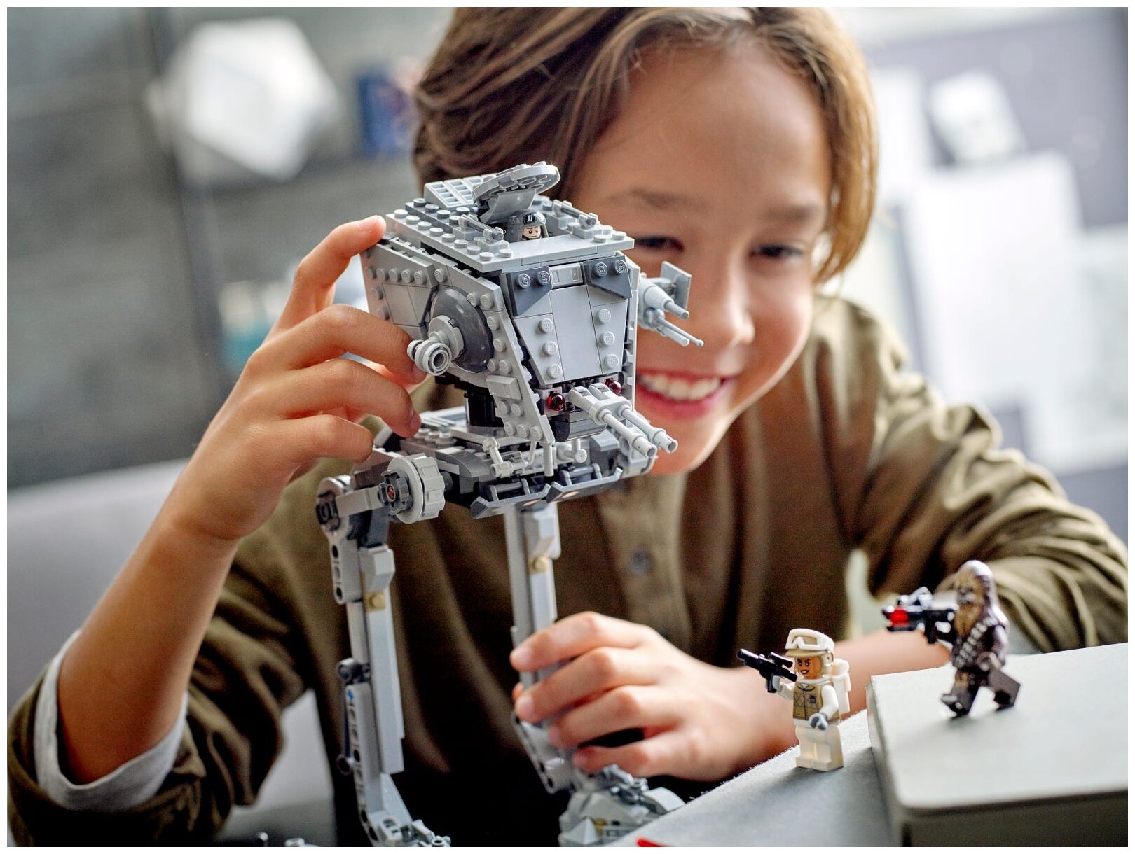 Конструктор Lego Star Wars AT-ST на Хоте, - фото №17