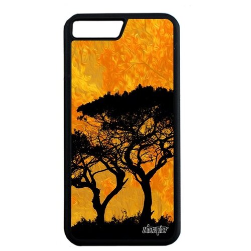 фото Защитный чехол на мобильный // apple iphone 8 plus // "гренадил" африка дерево, utaupia, оранжевый
