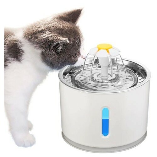 Поилка автоматическая для кошек фонтан.