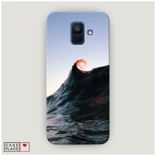 фото Чехол пластиковый samsung galaxy a6 волна крюк case place