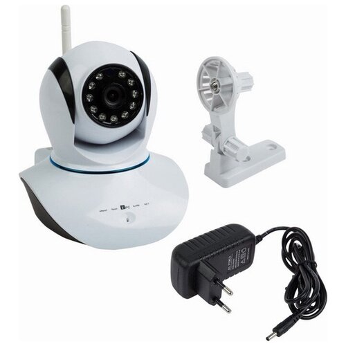 Беспроводная поворотная камера Rexant WiFi Smart 10Мп 720P объектив 36 мм ИК 10 м 686800₽