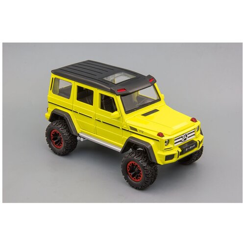 Металлическая инерционная машинка Mercedes Benz G63 4x4 Гелентваген Гелик 1:24 21 см