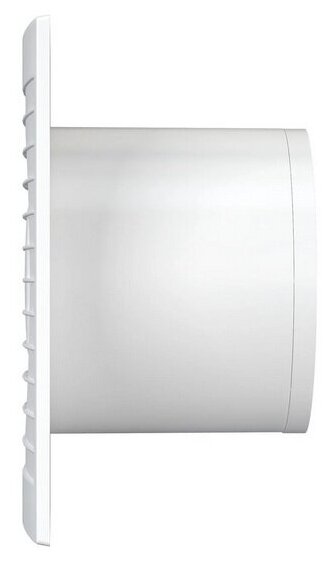Вентилятор вытяжной осевой AURAMAX A 4С, с обратным клапаном, тонкая лицевая панель, D 100 мм, белый