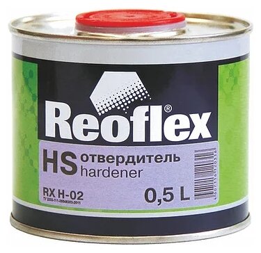 Отвердитель Reoflex Rx H-02 Для Лака Premium Hs 2+1 0,5 Л Reoflex арт. RX H-02/500