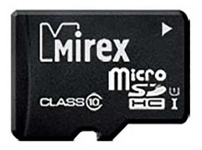 Карта памяти MIREX Micro SDHC 16GB - фото №1