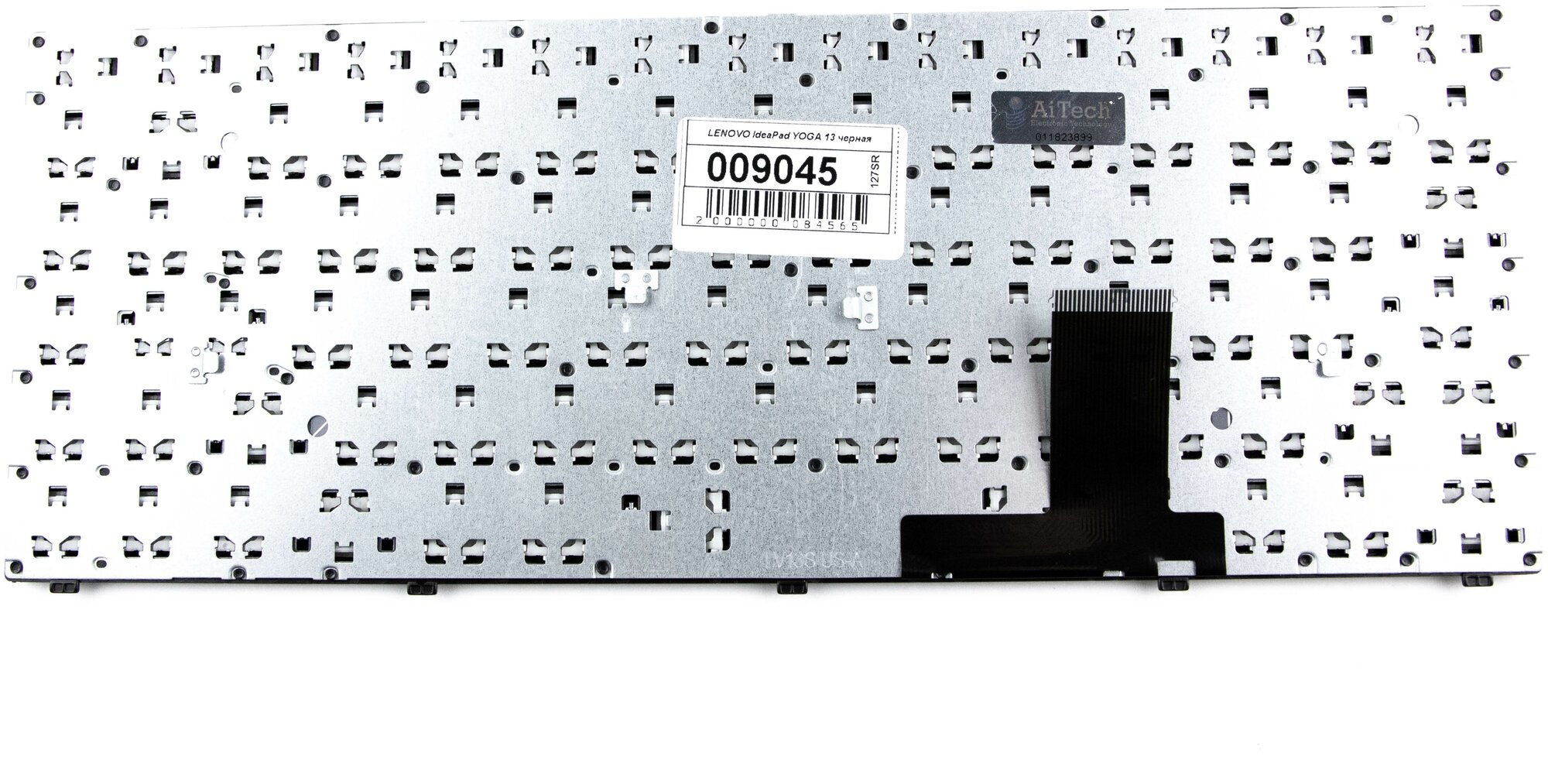 Клавиатура для ноутбука Lenovo Yoga 13 Series Г-образный Enter Черная с черной рамкой PN 9ZN7GPNP01