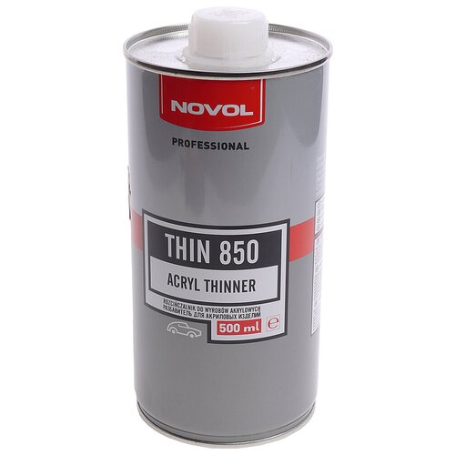 NOVOL THIN 850 Разбавитель для акрилов (0,5л) разбавитель для акриловых продуктов стандартный novol thin 850 acrylic thinner standart 0 5 л