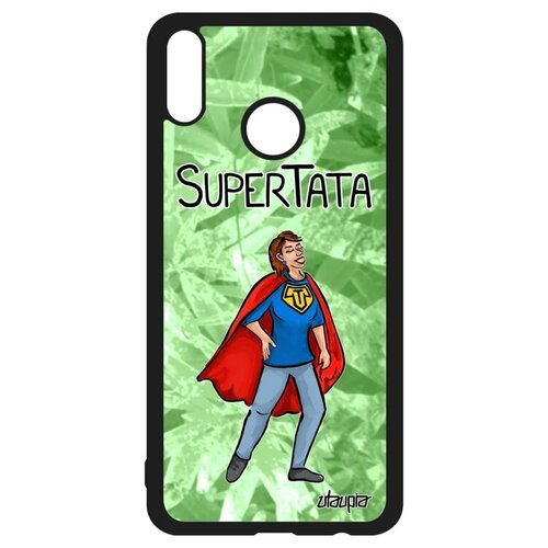 фото Противоударный чехол на смартфон // honor 8x // "супертетя" веселый шутка, utaupia, светло-зеленый