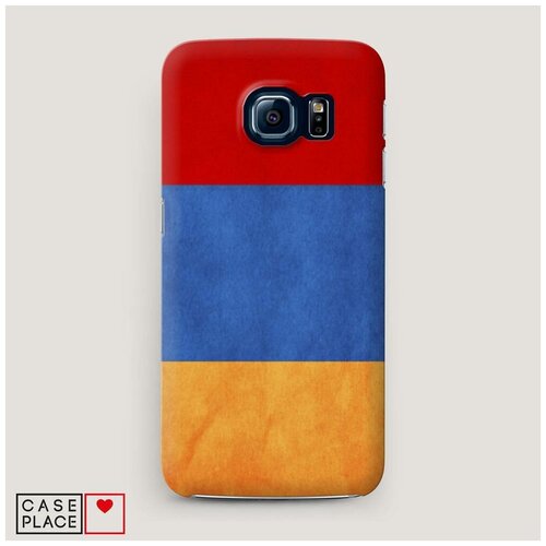 фото Чехол пластиковый samsung galaxy s6 флаг армении case place