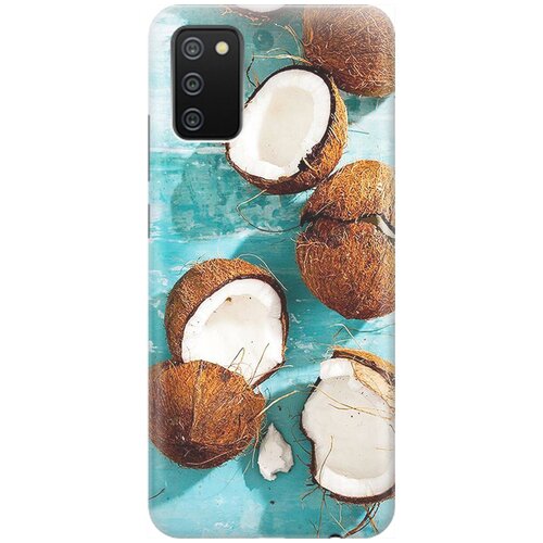 фото Re:pa накладка transparent для samsung galaxy a02s с принтом "кокосы"