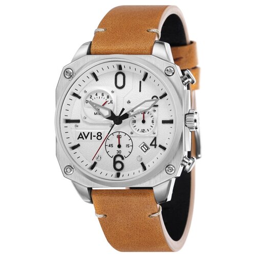 часы avi 8 av 4094 04 Наручные часы AVI-8 Hawker Hunter AV-4052-02, серебряный, черный