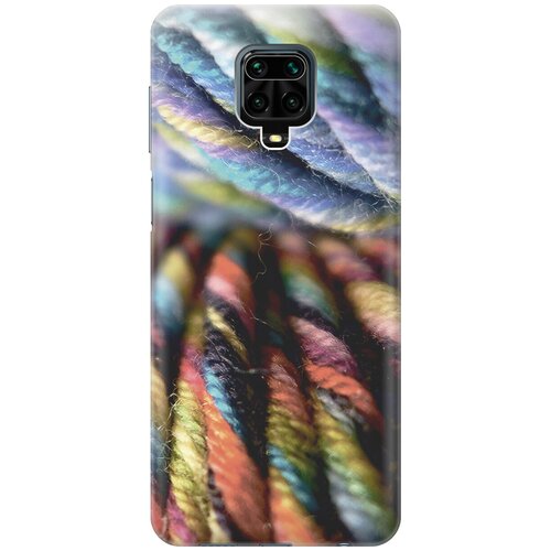 фото Силиконовый чехол на xiaomi redmi note 9s / note 9 pro / сяоми редми ноут 9 эс / ноут 9 про с принтом "пряжа gosso