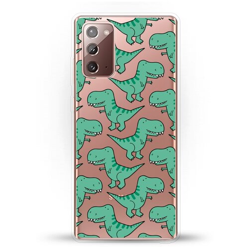фото Силиконовый чехол динозавры на samsung galaxy note 20 andy & paul