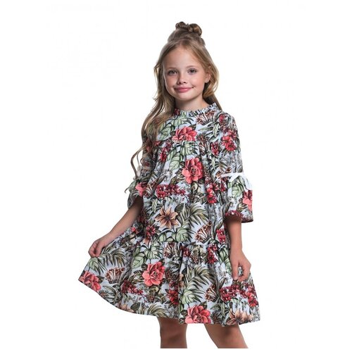 Платье для девочек Mini Maxi, модель 7637, цвет крупные, размер 122