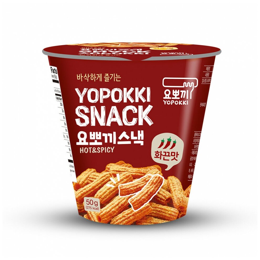 Снек Yopokki остро-пряный Hot&Spicy, 50 гр
