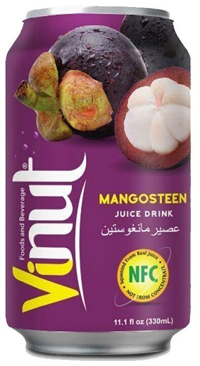 Сокосодержащий напиток Vinut 30%, мангостин Vinut, 330 мл