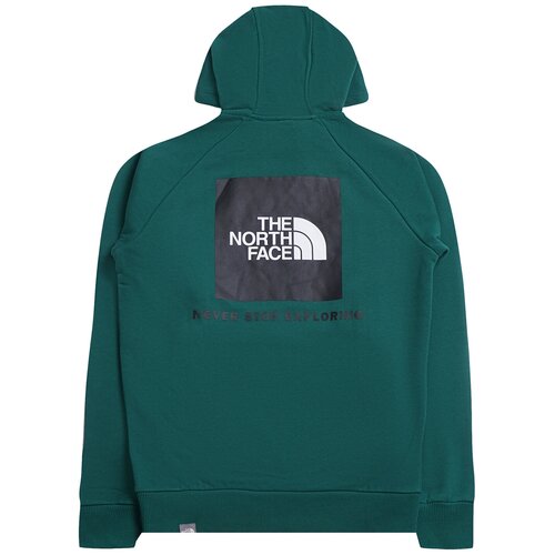 Толстовка The North Face M Raglan Red Box Hoodie Evergreen / S