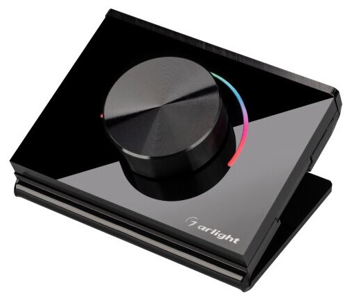 Панель Rotary SMART-P100-RGB Black (3V, 2.4G) (Arlight, IP20 Пластик, 5 лет)