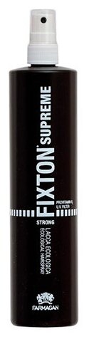 Farmagan Fixton Supreme Styling: Лак для волос сильной фиксации без газа (Hair Spray Strong No Gas), 250 мл