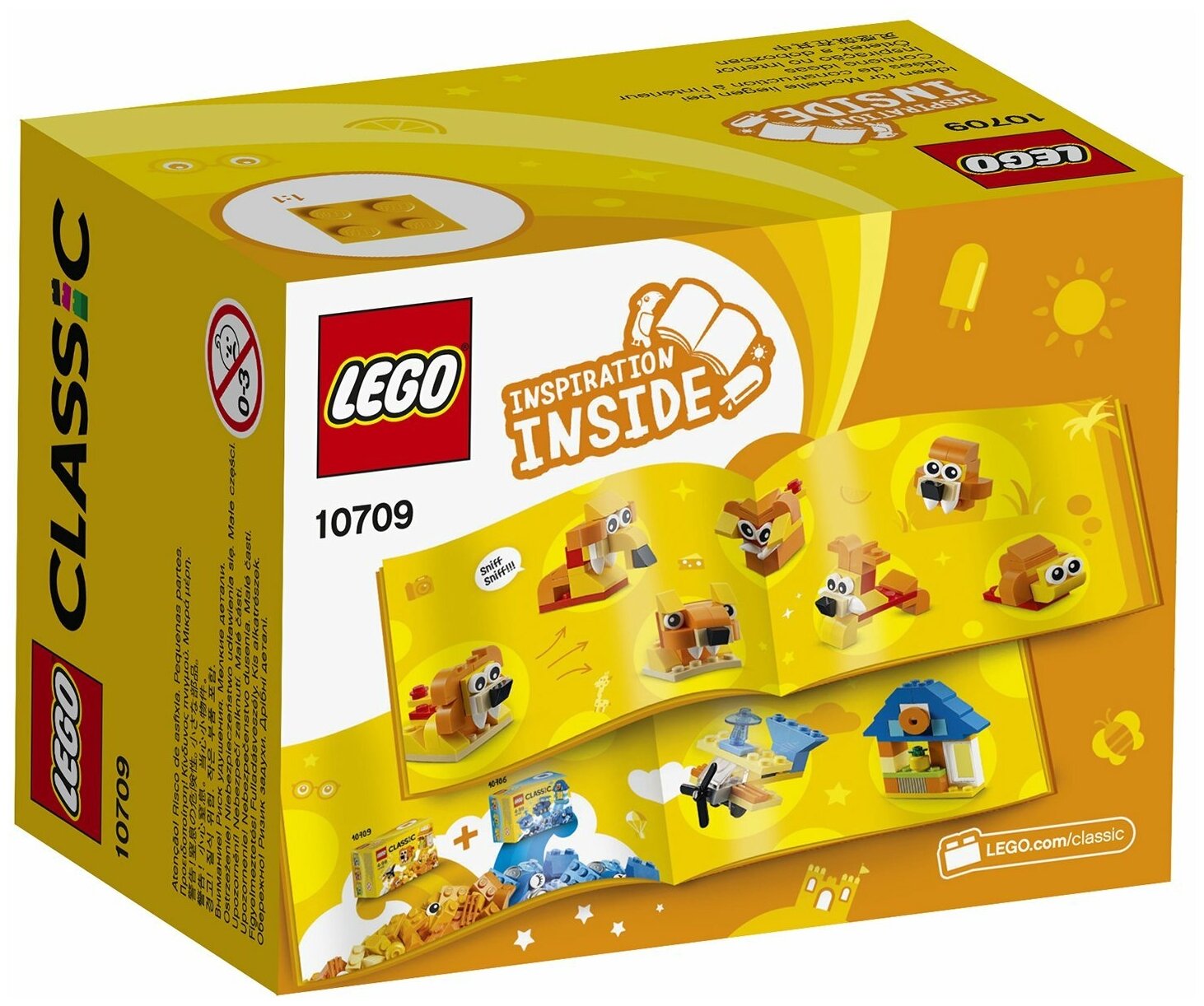 LEGO Classic Оранжевый набор для творчества - фото №7