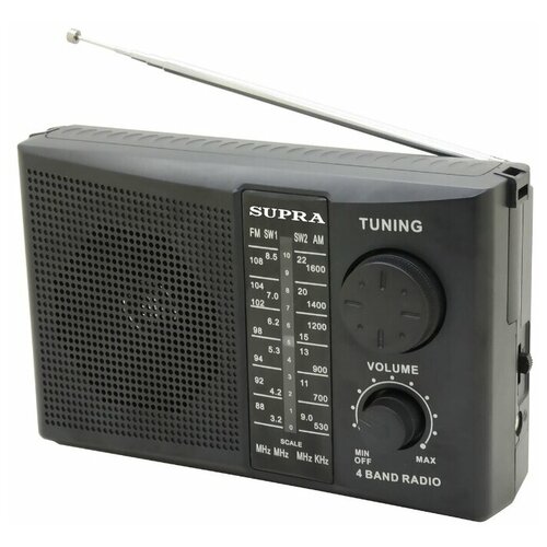 Радиоприемник SUPRA ST-10 радиоприёмник supra st 33u