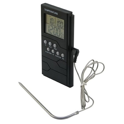 Цифровой кулинарный термощуп MyLatso, термометр с выносным щупом и таймером для мяса, рыбы, выпечки и других блюд