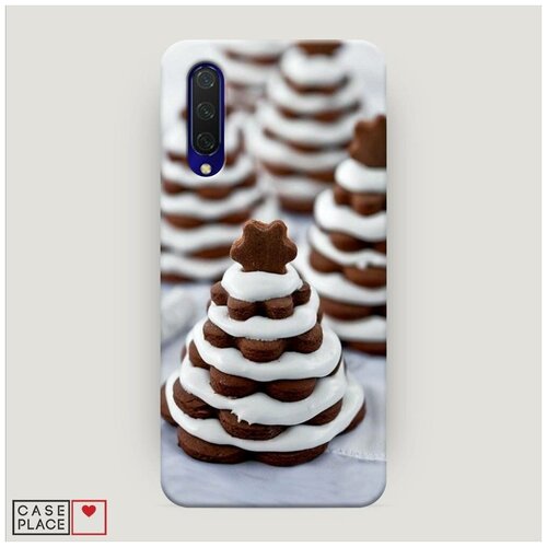 фото Чехол пластиковый xiaomi mi cc9 елочка из печенья case place