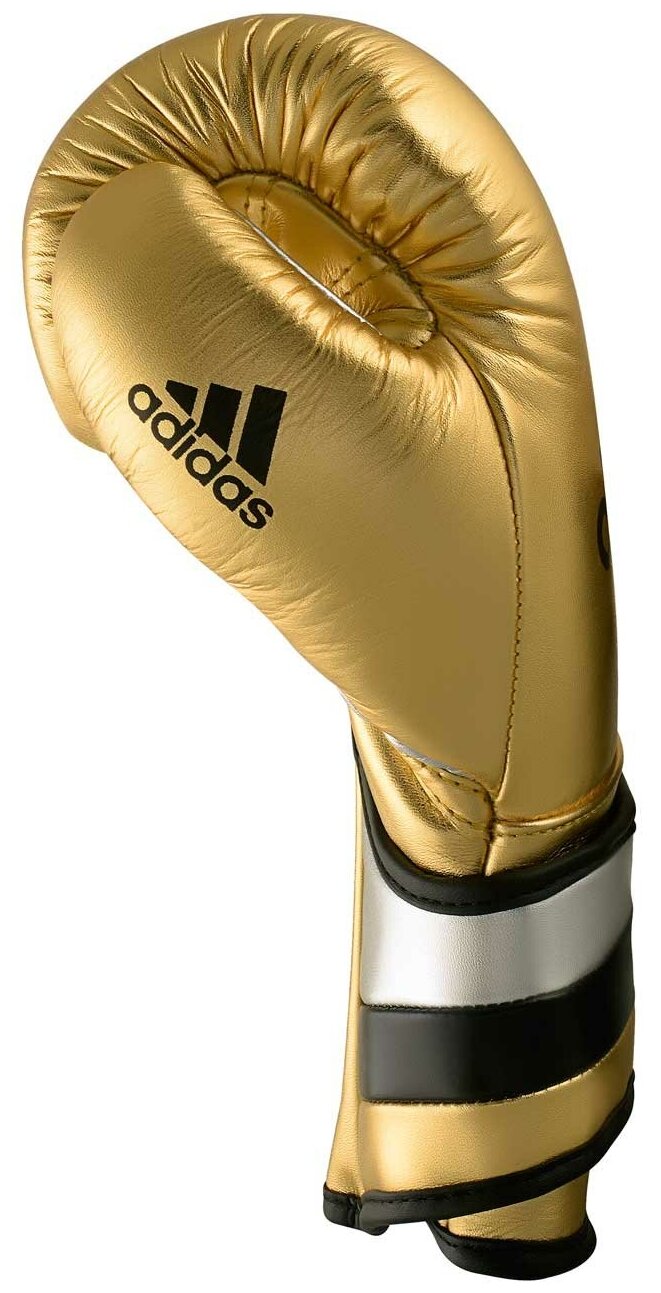 Перчатки боксерские AdiSpeed Metallic красно-золото-серебристые, 12 унций Adidas - фото №8