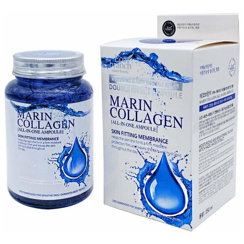 Купить [Eco Branch] Сыворотка ампульная для лица с морским коллагеном. Marine collagen all, 250 мл