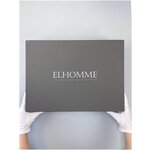 Постельное белье Elhomme Chiс Black 1,5 спальный с 2мя наволочками 70х70 - изображение