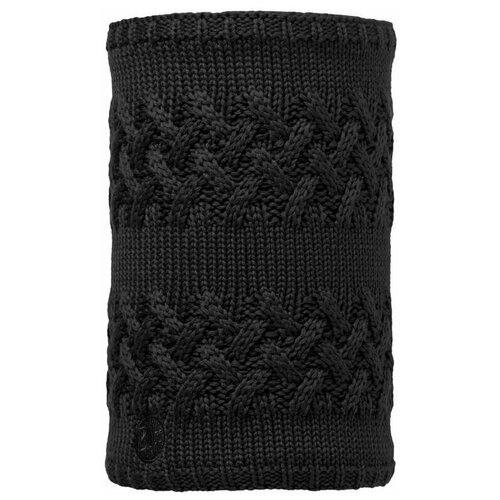 фото Шарф-труба buff neckwarmer knitted polar savva, размер one size, черный