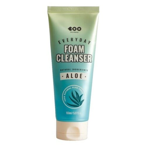 Dearboo Пенка очищающая ежедневная с алоэ вера - Aloe everyday foam cleanser, 150мл