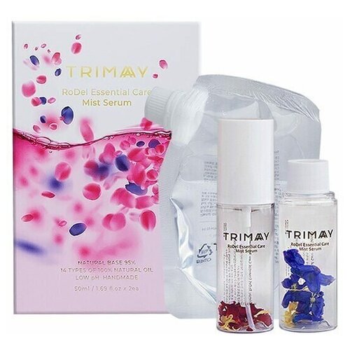 фото Trimay rodel essential care mist serum 50ml*2/набор мистов-сывороток с натуральными цветами