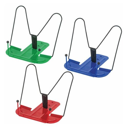 фото Подставка для книг юнландия премиум, металлическая, ассорти, европодвес, 236902