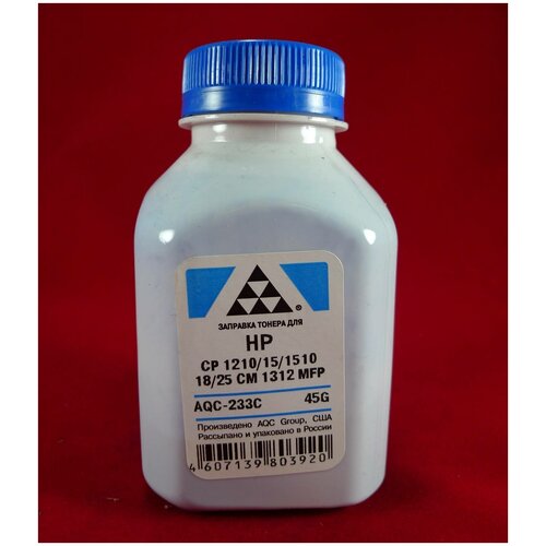 AQC AQC-233C тонер (HP 125A) голубой 45 гр (совместимый) тонер profiline для hp 125a тонер pl tnr s107 y 45 b 45 гр желтый