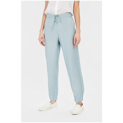 фото Брюки baon костюмные брюки-джоггеры из льна (арт. baon b291029)