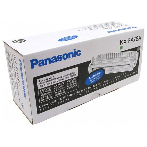 Panasonic KX-FA78A фотобарабан (KX-FA78A) черный 6000 стр (оригинал) барабан nv print kx fa78a nv kx fa78a