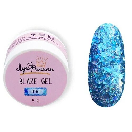 луи филипп blaze gel гель с крупными блестками для дизайна 3 5 гр Луи Филипп краска гелевая Blaze Gel, 5 г