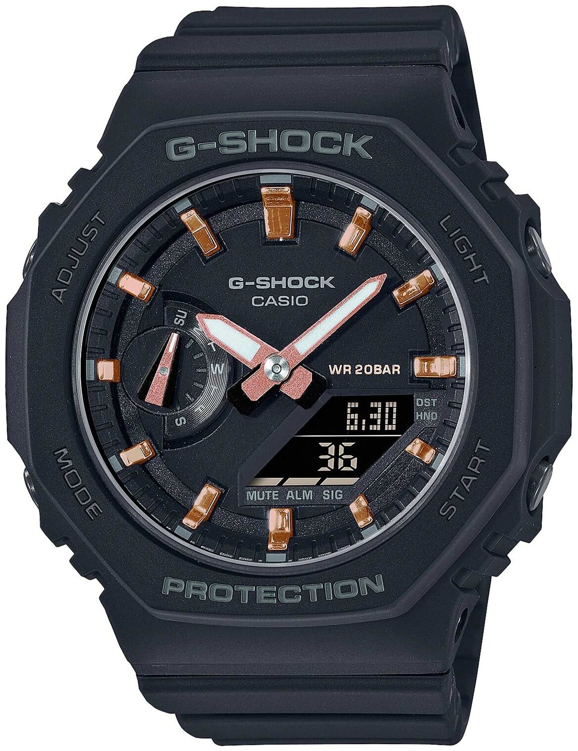 Наручные часы CASIO G-Shock GMA-S2100-1AER, черный