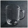 Набор кружек «Зелёный чай» Skiico Kitchenware 6 шт 200 мл / Набор стеклянных кружек с ручкой - изображение