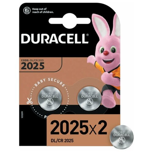 Батарейка DURACELL CR2025 блистер 2 шт батарея duracell dl cr2025 cr2025 2шт